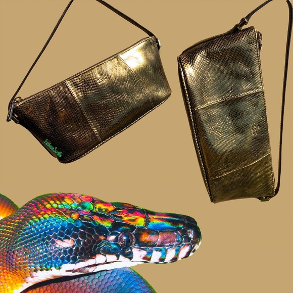Gucci Exotic Mini Python Leather Bag Vintage Y2K Tom Ford - Picture 13 of 17